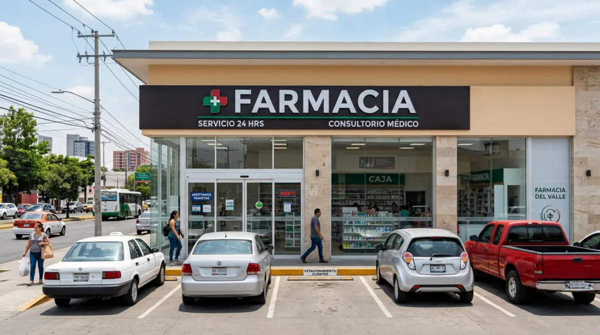 Farmacia moderna en México