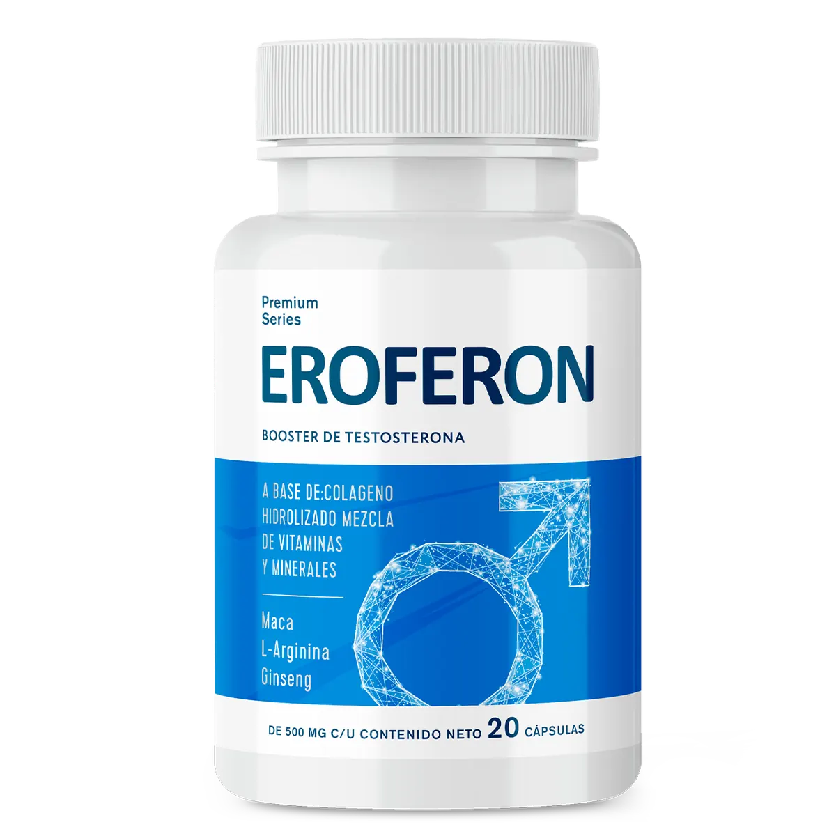 Frasco de Eroferon de 20 cápsulas