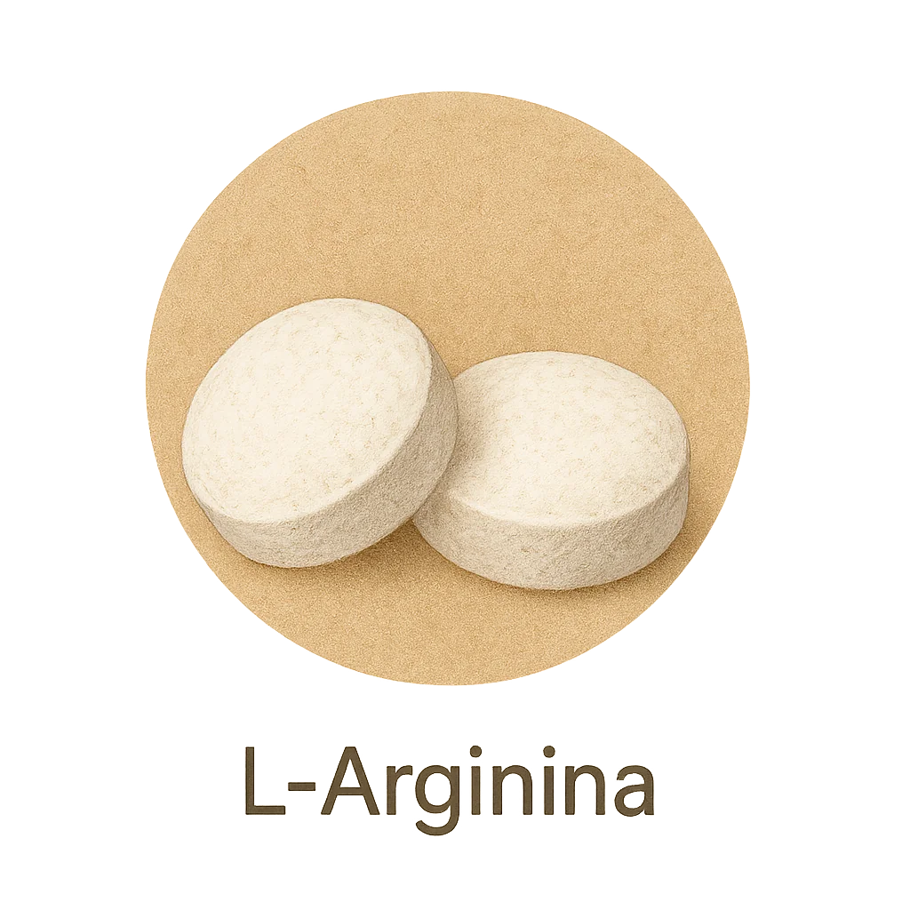 L-Arginina, uno de los cuatro ingredientes de las cápsulas Eroferon
