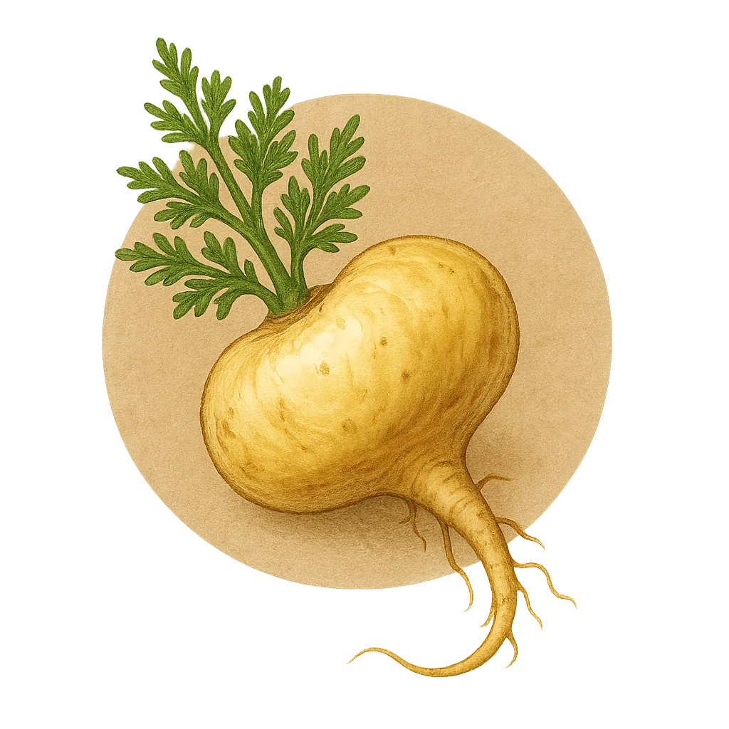 Maca Peruana, uno de los cuatro ingredientes de las cápsulas Eroferon